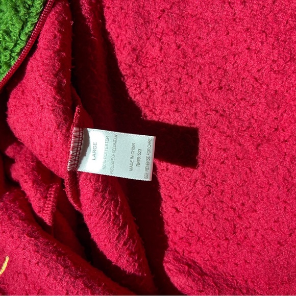 Festive Red Christmas Tree Kids Jacket - Picture 7 of 10